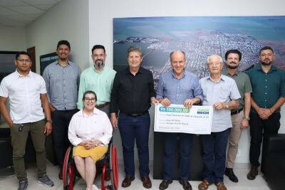 Imagem da notícia Deputado Estadual Junior Mochi visita Chapadão do Sul e anuncia emenda de R$ 100 mil para a Saúde